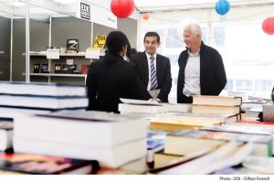 Parliamentary Secretary for Research, Innovation, Youth and Sport, Chris Agius, visits Festival tal-Ktieb.