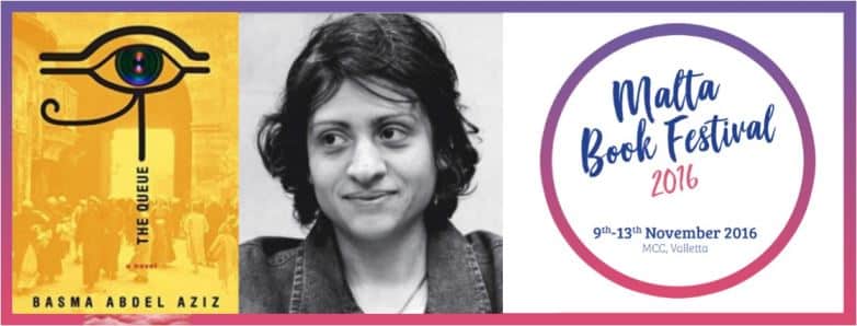Basma Abel Aziz at the Malta Book Festival 2016