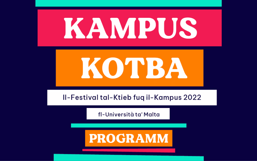 Kampus Kotba 2022: The Events Programme