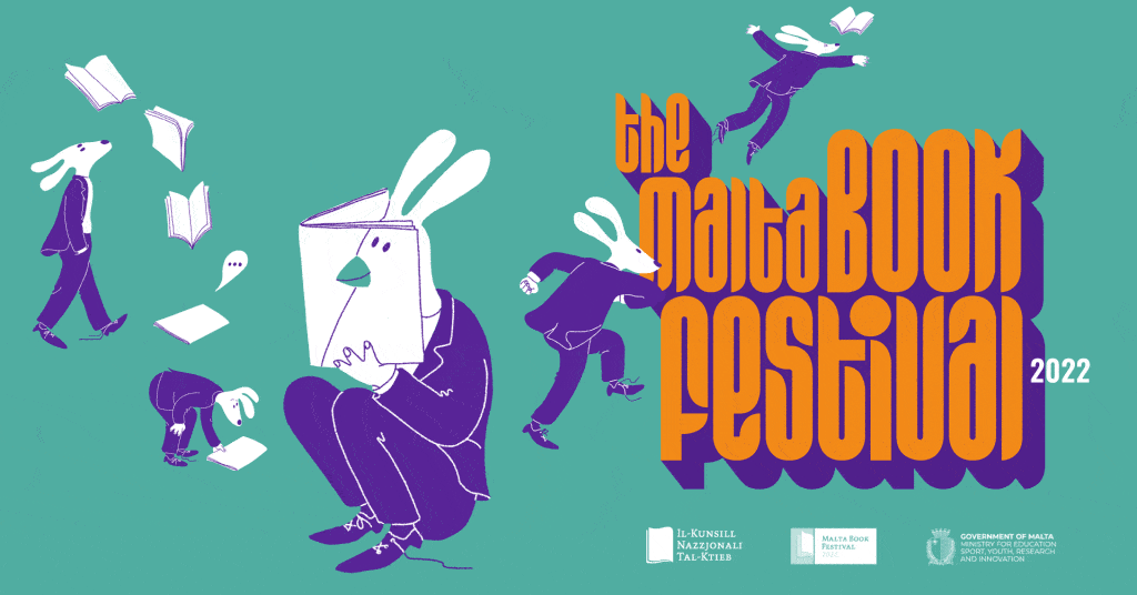 Your free ticket to the planet of books - The poster of the 2022 Malta Book Festival